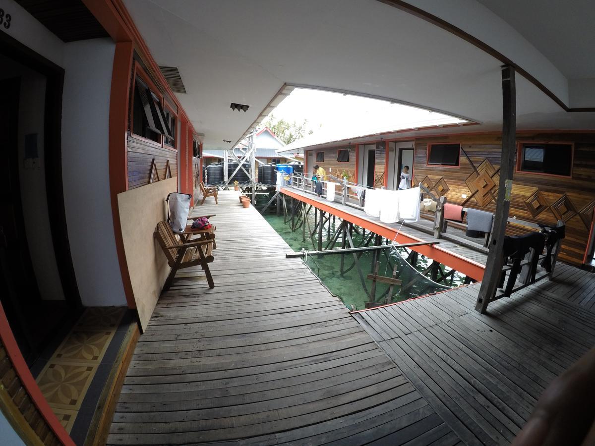 Mabul Paradise Lodge Mabul Island Bagian luar foto