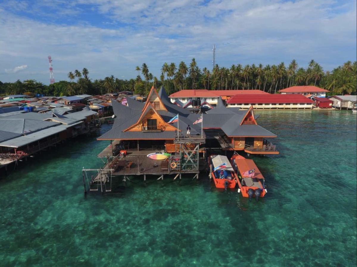 Mabul Paradise Lodge Mabul Island Bagian luar foto