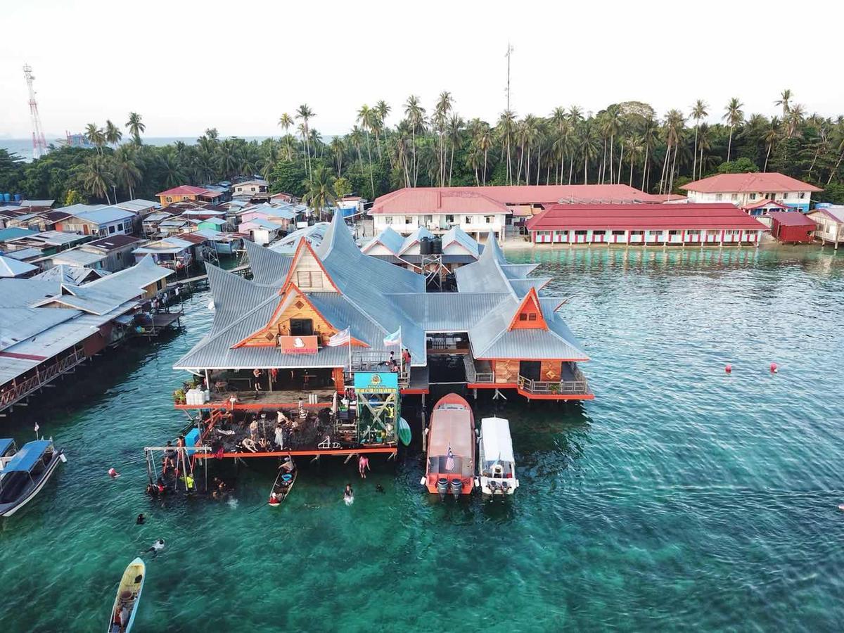 Mabul Paradise Lodge Mabul Island Bagian luar foto