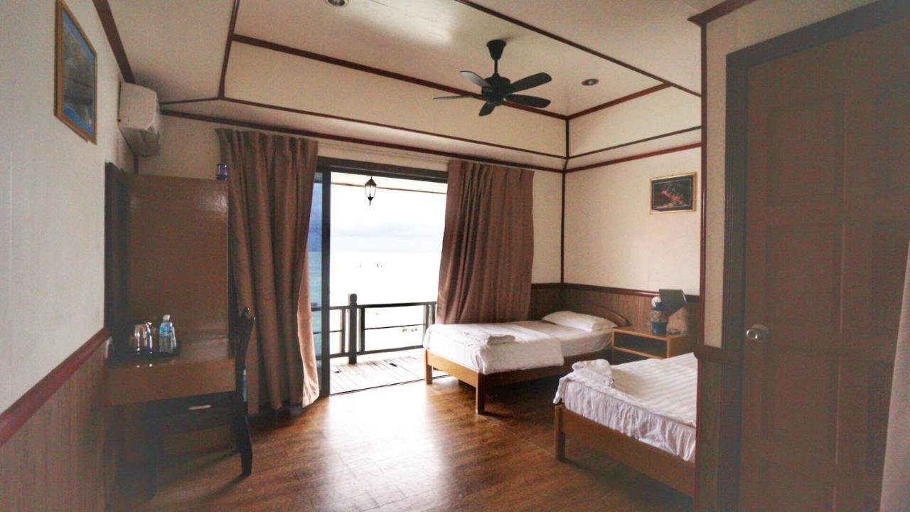 Mabul Paradise Lodge Mabul Island Bagian luar foto